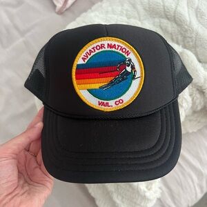 Aviator Nation Black Cap Kids